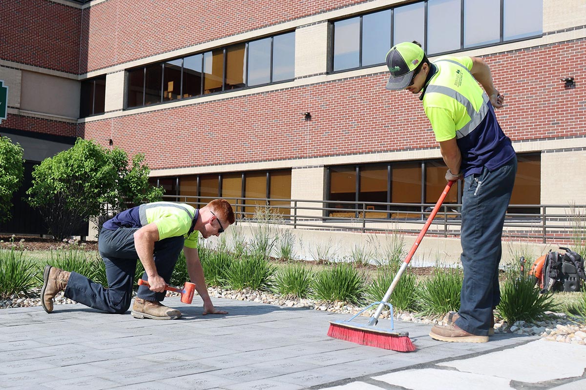 Landscape Work External Work Outdoors In Bloomington, IL With One Of Our Landscaping Jobs